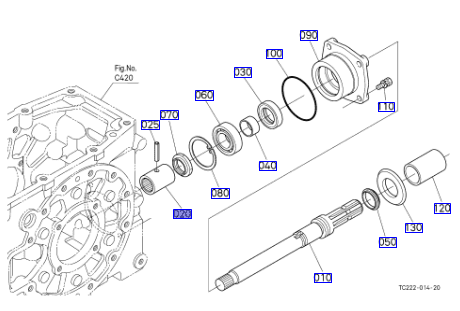 Ống nối trục PTO L3408
